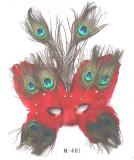 feather masks for dancing party - Made in China M-401
